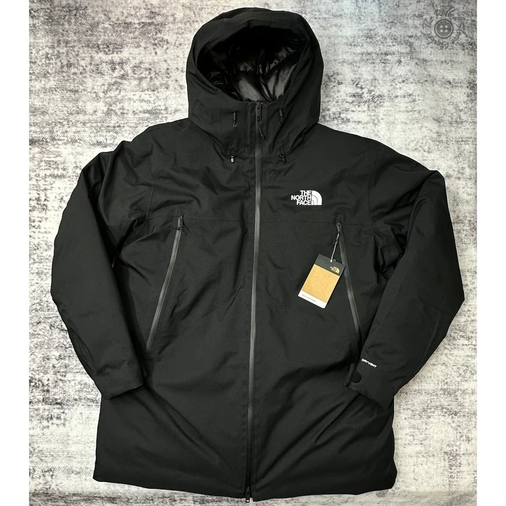 NWT The North Face MTN Range Down Parka Men's XL Black DryVent NF0A88WE $400